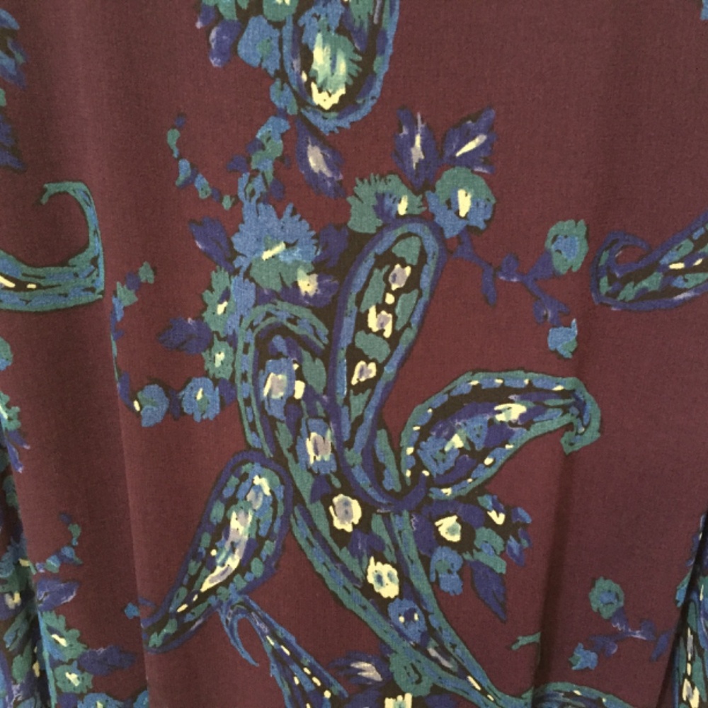 CAbi Purple and Blue Midi Dress - Picture 16 of 16